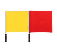 ABOOFAN 2pcs Drapeaux D'arbitre de Compétition en Polyester Légers et Faciles à Transporter pour Arbitrage de Matchs Sportifs
