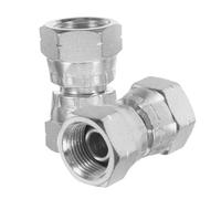 ABOOFAN 2pièces Adaptateur Hydraulique Femelle À Femelle Bsp Raccord Pivotant Pour Équipements Hydraulique Connecteur De Tuyau Air Et Polyvalent
