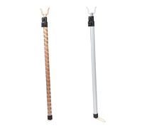 ABOOFAN 2Pièces Barre Aluminium pour Vêtements Lot de Accessoire pour Suspendre Sécher Linge pour Garde Élevés