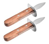 ABOOFAN 2pièces Couteau à Huître Outil pour Ouvrir Fruits De Mer Couteaux à Huitres Coupe-huîtres Ouvre-huitre Couteaux Huitres Couteau Professionnel