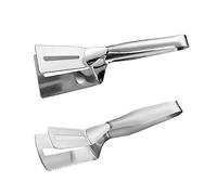 ABOOFAN 2pièces Pince à Steak Portable Acier Inoxydable Pince à Nourriture Pour Poisson Tartes Pâtes Accessoires De Cuisine