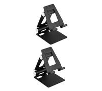 ABOOFAN 2pièces Support Tablet Pc Multifonction Pliable Support De Bureau pour Téléphone Portable Et Tablette Noir