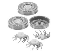 ABOOFAN 3 Ensembles Têtes de Rechange pour Rasoir Électrique, Grille | Grille Fine, Tête Rotative à Rainure, Coupe Précise, Capture, Usage Stable, pour Appareil Facial