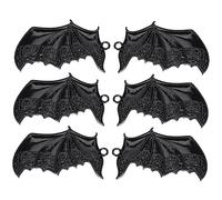 ABOOFAN 3 paires Épingles à Cheveux Aile Chauve Souris Accessoires Halloween Décorations Diables pour Femmes Garçon Fille Cosplay