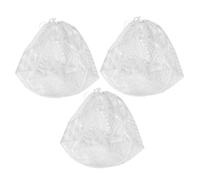 ABOOFAN 3 pièces à Linge Capacité Filet de Lavage Machine de Rangement Vêtements Salle de Bain Maille Résistante avec Cordon de Serrage Protection Tissus Délicats