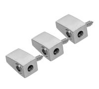 ABOOFAN 3 Pièces Brass Headless Electric Guitar Locking Nut String Retainer Replacement Parts For Bass And Electric Guitars