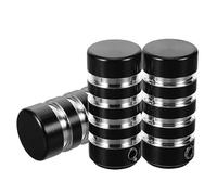 ABOOFAN 3 pièces Couvercle de Protection de Levier de Vitesses Aluminium Noir Lot de à Usure Compatible Plupart des Installation Facile Protection les Intempéries pour Passage des