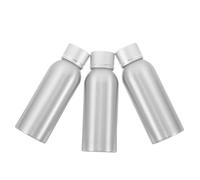ABOOFAN 3 Pièces Flacons Aluminium pour Soins Peau Bouteilles Rechargeables avec Bouchons Vissés pour Huiles Essentielles Parfums et Lotions de Voyage