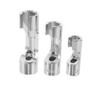 ABOOFAN 3 Pièces Outils Douille pour Capteur de Température et Tuyau de Carburant Clé à Gorge Ouverte pour Entretien Automobile