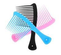 ABOOFAN 3 pièces Peigne à Dents Larges Extra-large Démêlant Doux pour Cheveux Longs et Bouclés Anti-frisottis Soin Du Chevelu Outil Coiffure Maison et Salon