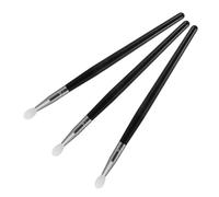 ABOOFAN 3 pièces Pinceaux à Lèvres Silicone Applicateurs Professionnels pour Maquillage des Yeux Lèvres Surface Résistante Aux Fluides Réutilisables et Faciles à Nettoyer Kit pour