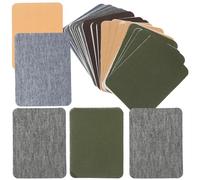 ABOOFAN 30 Patchs Thermocollants Rectangulaires Imitation Jean pour Vêtements Pulls T-Shirts et Pantalons Lot de 30 Pièces Tissu Résistant Faciles à Découper Réparation et