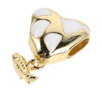 ABOOFAN 30 Pièces Breloques en Alliage de Cœur Creux pour Loisirs Créatifs, Charme Unique et Résistant la Décoloration, pour Bijoux Romantiques Saint-valentin