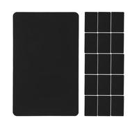 ABOOFAN 300 Pièces Cartes de Mots Vierges Noires Double Face