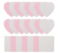 ABOOFAN 4 Boîtes Lingettes en Coton Douces pour Colle à Faux Cils de Cœur et Carré, Dissolvent Efficacement la Colle, pour Salon et Voyage