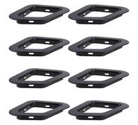 ABOOFAN 4 Ensembles de Boucles en Plastique Noir pour Chaises de Bureau et Sièges Gaming, Accessoires Stables et Faciles à Installer pour Magasin et Bar