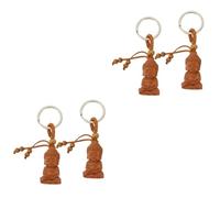 ABOOFAN 4 Pcs Acajou - Sculpture - Bois - Bénédiction Pendentif - Automobile À Pendentif Suspendu Pour