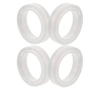ABOOFAN 4 Pièces Anneau Diffuseur Parfumé pour Ampoule 62mm en Silicone | Compatibilité Lampe Halogène, Design Compact sans Gêner la Lumière, Usage Chambre et Maison, Joint sans Fuite