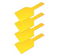 ABOOFAN 4 Pièces Bouclier de Lumière Dentaire en Plastique Jaune, | Soins Dentaires en Cabinet, Réduit L’éblouissement, Compatible Lampes Dentaires, Ergonomique
