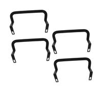 ABOOFAN 4 Pièces Cadre De Matelas Antidérapant Stabilisateurs De Matelas Bouchons De Glissière De Cadre De Lit Attaches Métalliques Butée De Lit Noir