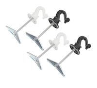 ABOOFAN 4 Pièces Crochet Suspendre en Alliage de Zinc Pliable au Plafond