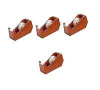 ABOOFAN 4 Pièces Distributeur de Ruban Adhésif Bois Animaux Porte Ruban Portable pour Bureau avec Design Élégant et Pratique