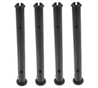 ABOOFAN 4 Pièces Loquet de Couvercle de Poubelle Plastique pour Conteneur Extérieur Accessoires de Remplacement pour Couvercles de Bac à Ordures