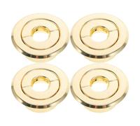 ABOOFAN 4 Pièces Plaque D'écusson Encastrée pour Tête de Sprinkler 1/2 | Finition Or, Intégration Discrète et Ajustement Précis, pour Hôtels et Maisons de Luxe