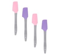 ABOOFAN 4 pièces Spatules à Cire Silicone Applicateurs Multi-usages Légers et Portables pour Épilation et Soins Peau Sticks Professionnels Doux et Sécurisés pour Usage Domestique