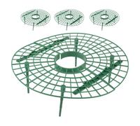 ABOOFAN 4 Pièces Support à Fraisier en Plastique Vert, Montage Rapide | Plantes Grimpantes et Verger, Design Polyvalent, Aide au Développement Sain, Démontage Rapide