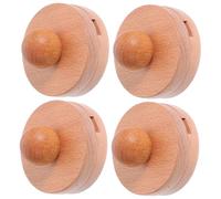 ABOOFAN 4 Pièces Supports Muraux pour Courtepointe Crochets Ronds pour Suspension de Tapisserie Couvre Lits et Tapis Clips Solides pour Affichage Décoratif Polyvalent