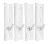 ABOOFAN 4 supports muraux pour chauffe-eau, support plat en fer, crochet mural en métal, design invisible pour murs creux, fixation stable pour réservoirs d’eau chaude