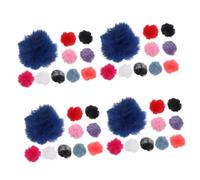 ABOOFAN 40pièces Bonnette Anti-Vent pour Microphone Fausse Vent Accessoire pour Enregistrement Et Interviews Lavable Et Réutilisable