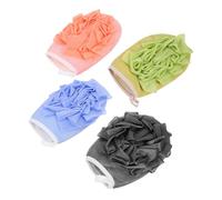 ABOOFAN 4pcs Boules Exfoliantes Corps en Fibre de Viscose et Pe, Riche en Mousse, Résistantes à L'usure, pour Usage Voyage et Maison