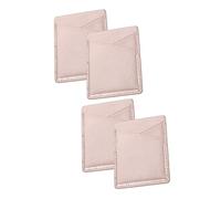 ABOOFAN 4pièces Porte-carte Autocollant Pour Téléphone Lot De Étui Pu Pour Cartes Identité Crédit Pratique Pour Transporter Vos Et Espèces