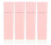 ABOOFAN 4pièces Pot à Brillant à Lèvres Vide Flacon Rechargeable Tube De Gloss Pour Femme Pot Diy Sans Danger Pour Cosmétiques Léger Et Facile à Remplir