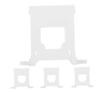 ABOOFAN 4pièces Support De Rail Din Pour Interrupteur à Bouton-poussoir Adaptateur De Rail De Montage Pour Potentiomètre Et Arrêt Urgence Pour Maison Bureau Et Industrie