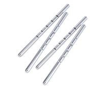 ABOOFAN 4pièces Tige de Siège Auto Droite avec Poignée Extensions pour Appui-tête et Soutien Nuque pour Camping Remplacement de Tige Métallique