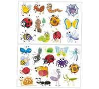 ABOOFAN 5 Ensembles Autocollants insectes fenêtre statique s'accroche décor de fenêtre Sticker vitre autocollant mignon à ressort en pvc s'accroche Décorations d'intérieur
