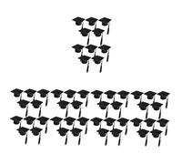 ABOOFAN 5 Ensembles Mini Chapeau De Docteur Chapeau De Graduation De Vin Kanye Graduation Cap Chapeau De Diplomé Verres Feutre Mini Chapeau De Doctorat De Graduation 10 Pièces * 5