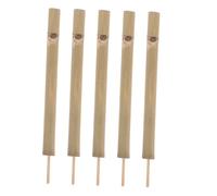 ABOOFAN 5 Pièces Bamboo Bird Whistles Set Lightweight Natural Bamboo Slide Whistle With Precise Thailand Sound For Beginners And Outdoor Enthusiasts In Parks Forests Farms