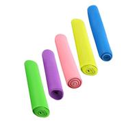 ABOOFAN 5 Pièces Bandes Élastiques d'exercice Bandes Élastiques de Musculation TPE 5 Couleurs pour Yoga, Entraînement Fitness et Home Gym, Débutants et Avancés