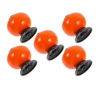 ABOOFAN 5 Pièces Bouton de Tirage en Céramique Ronde Halloween