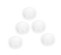 ABOOFAN 5 Pièces Lentille de mise au point LED optique petite lentille convexe pour lampe de poche menée PMMA (acrylique) Transparent
