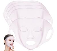 ABOOFAN 5 pièces Lot de Supports de Masques Silicone Réutilisables Hydratants et Faciles à Nettoyer Couvre-masque Visage Multifonction pour Soins Salon et Usage Quotidien
