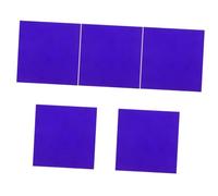 ABOOFAN 5 Pièces Plaque de Verre Cobalt pour Expérimentations Chimiques Outil de Laboratoire pour Réactions de Dions Métalliques et Enseignement Scolaire
