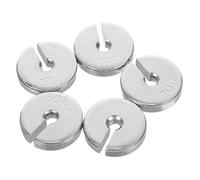 ABOOFAN 5 Pièces Slotted Weight Set Metal Physics Experiment Tool For Middle School Science Labs With Smooth Surface And Accurate Measurement