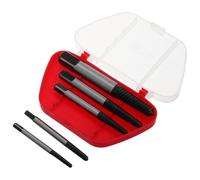 ABOOFAN 5 Pièces Vis métriques petit extracteur de vis Retirer les vis endommagées kit extracteur de vis dénudées extracteurs de vis kit extracteur de boulon cassé acier Noir