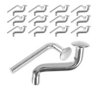 ABOOFAN 50 Goupilles De SéCurité Pour Rack À Palettes Type L/S Avec Clips De Verrouillage D'Angle RivetéS Pour Stockage En EntrepôT Et Rayonnage De Garage