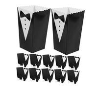 ABOOFAN 50 Pièces Boîtes à Popcorn Papier avec Design Élégant pour pour Cinéma et Conteneurs pour Popcorn et Friandises